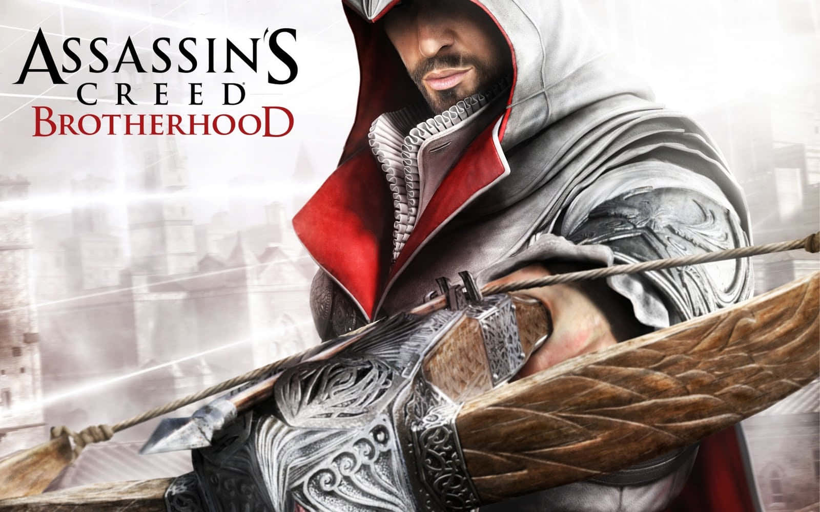 Assassin's Creed Brotherhood: Ezio In Battle Wallpaper