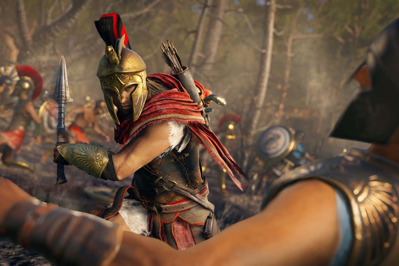 Assassin's Creed Odyssey - Alexios In Action Wallpaper