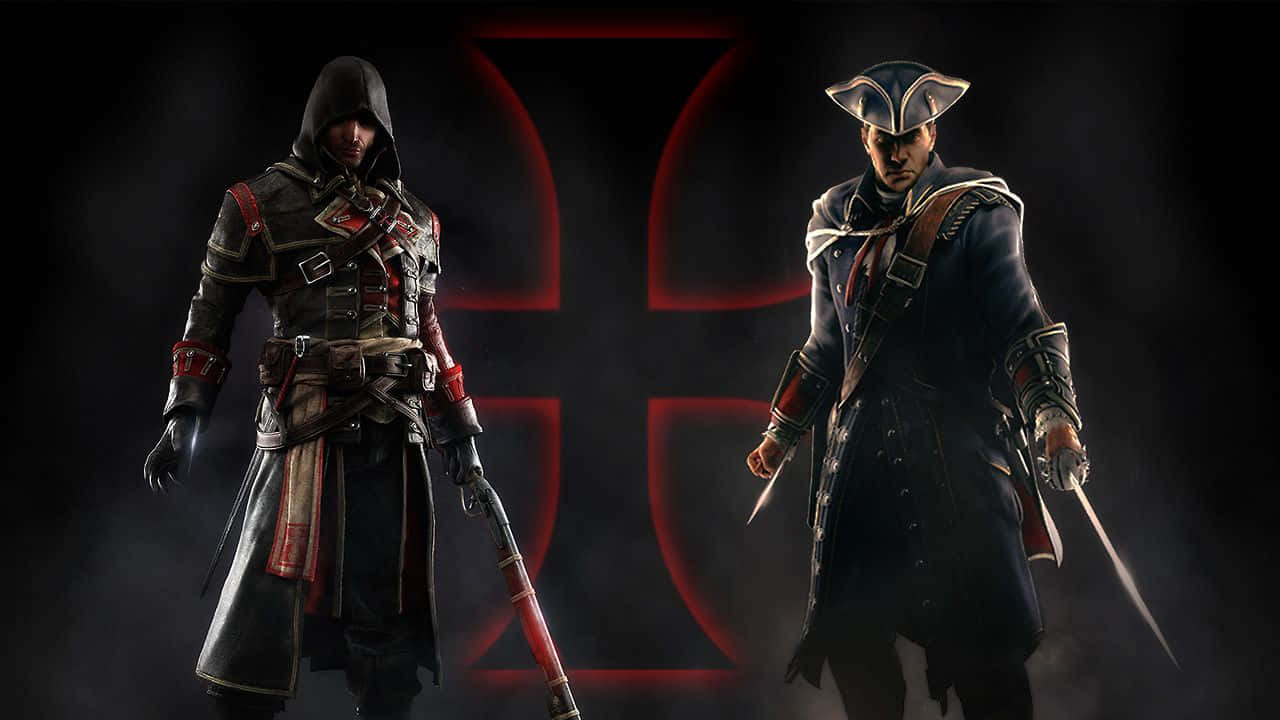 Assassins Creed Templarand Assassin Standoff Wallpaper