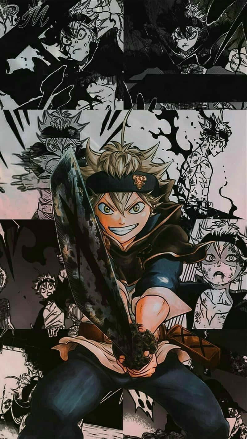 Asta_ Black_ Clover_ Manga_ Collage Wallpaper