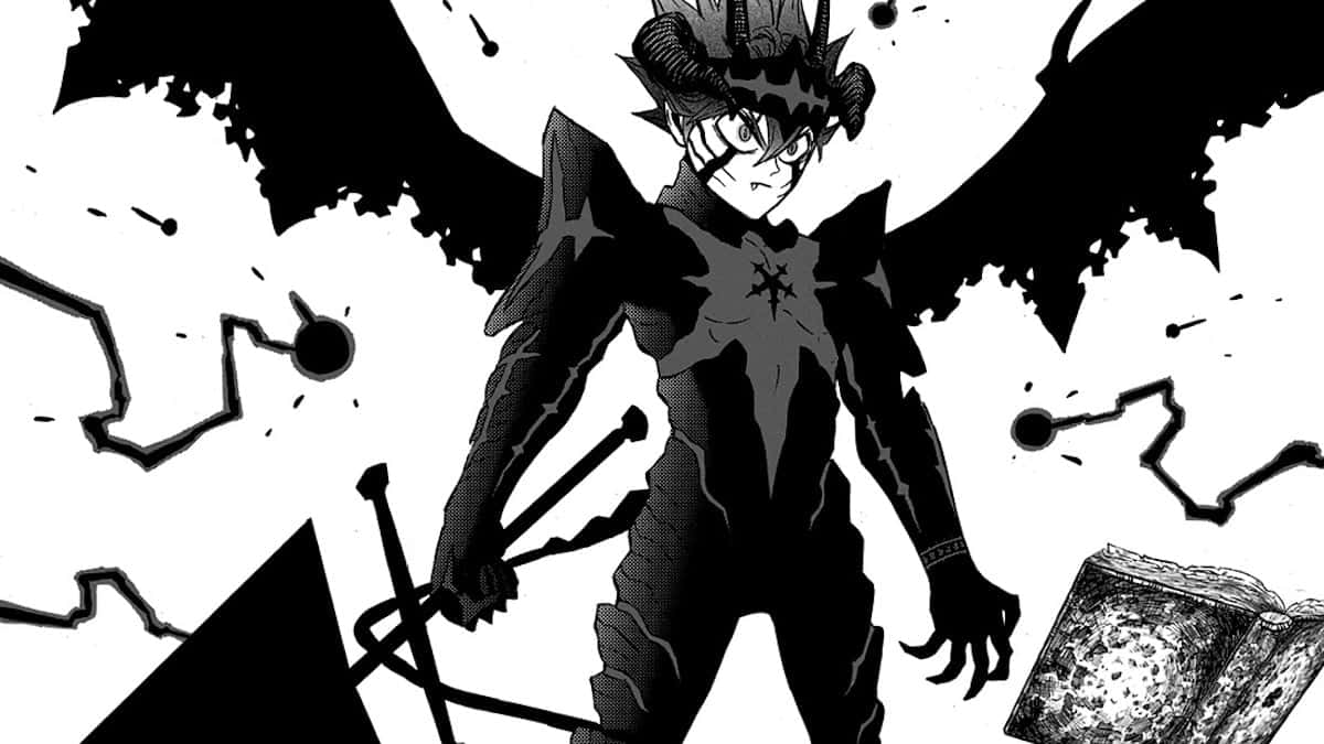 Asta Demon Form In Black Clover Wallpaper