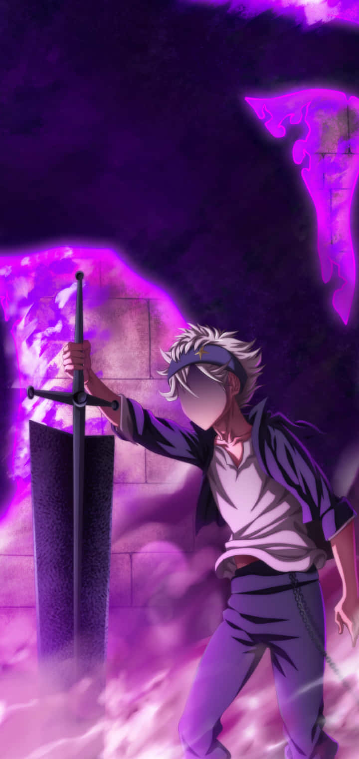 Asta In His Demon-slaying Formdraws Strength By Fueling Off Dark Energy. Wallpaper