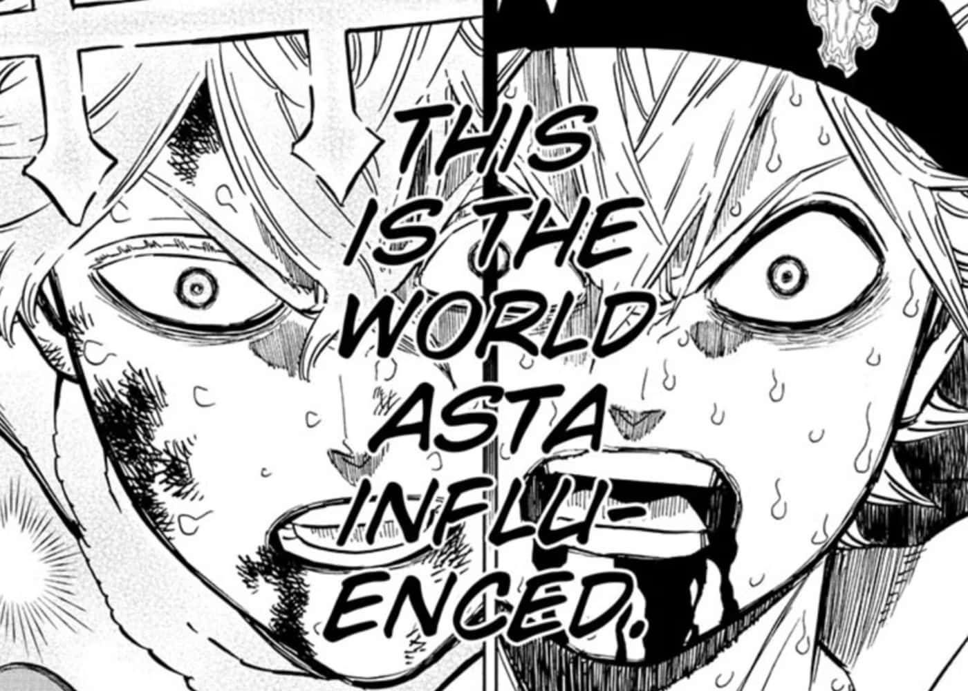 Asta Influenced World Manga Panel Wallpaper