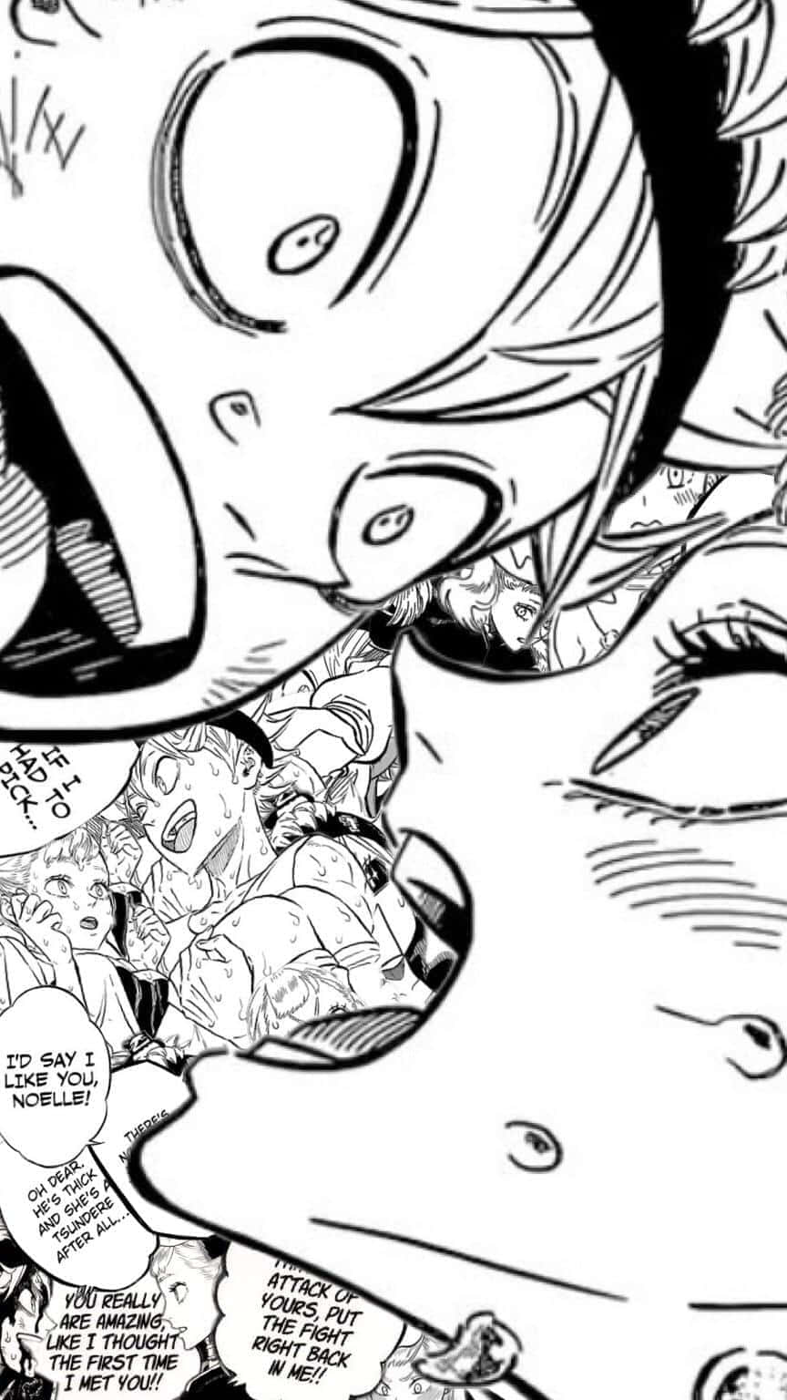 Asta_ Manga_ Panel_ Shock_and_ Determination Wallpaper