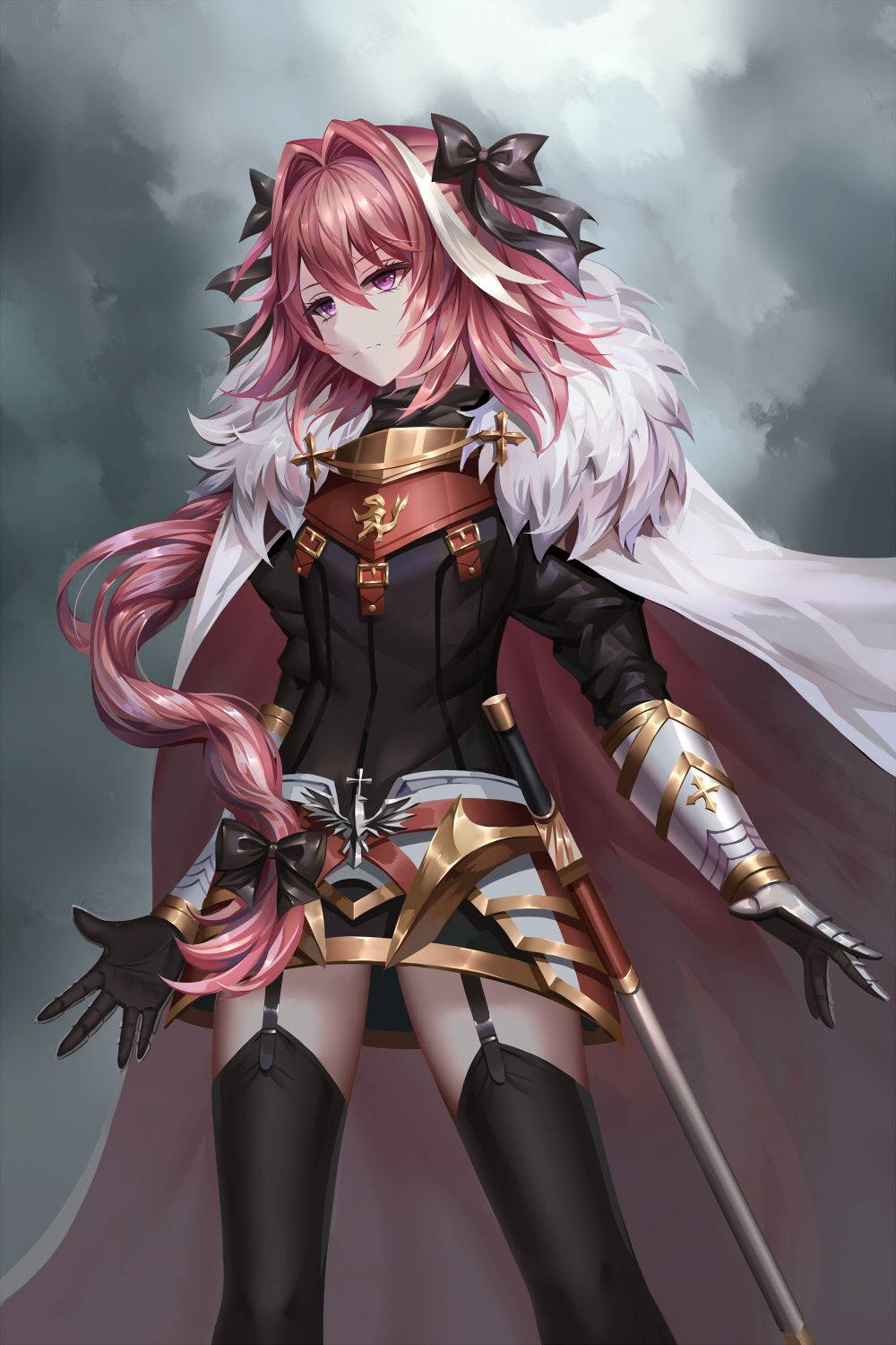 Astolfo In Black Dress Armor Wallpaper