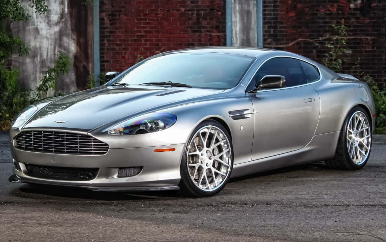 Aston Martin Db9 - A Perfect Blend Of Power And Design Wallpaper