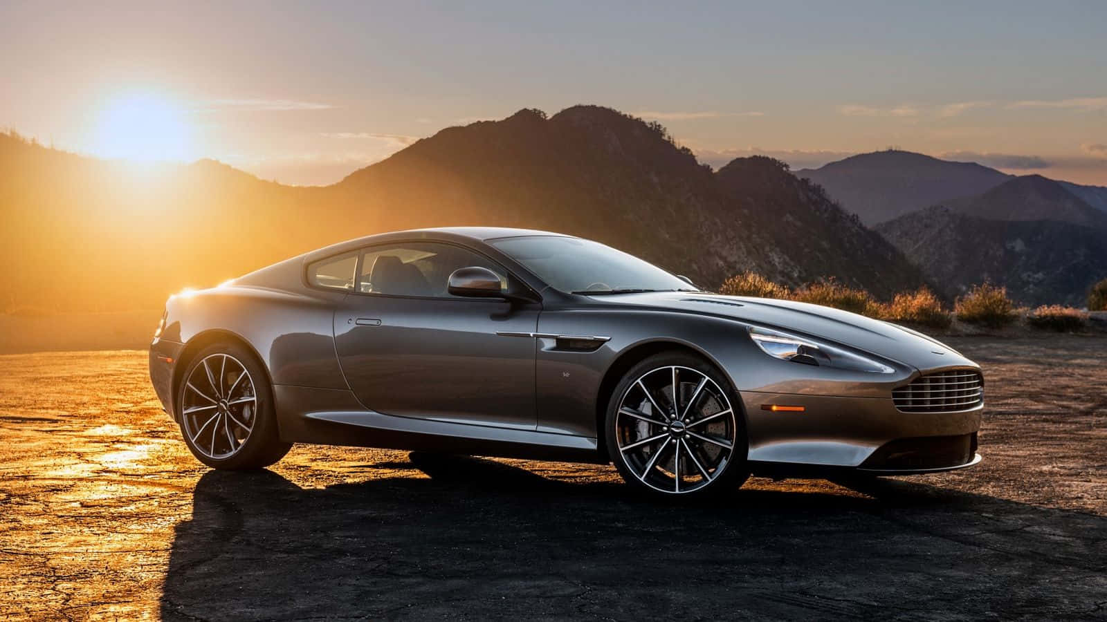 Aston Martin Db9 - Sleek, Sophisticated, And Powerful Wallpaper