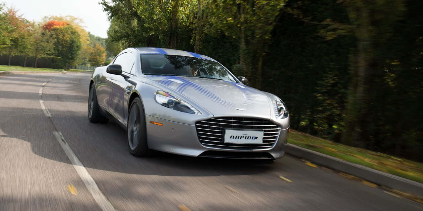 Aston Martin Rapide S In Action Wallpaper