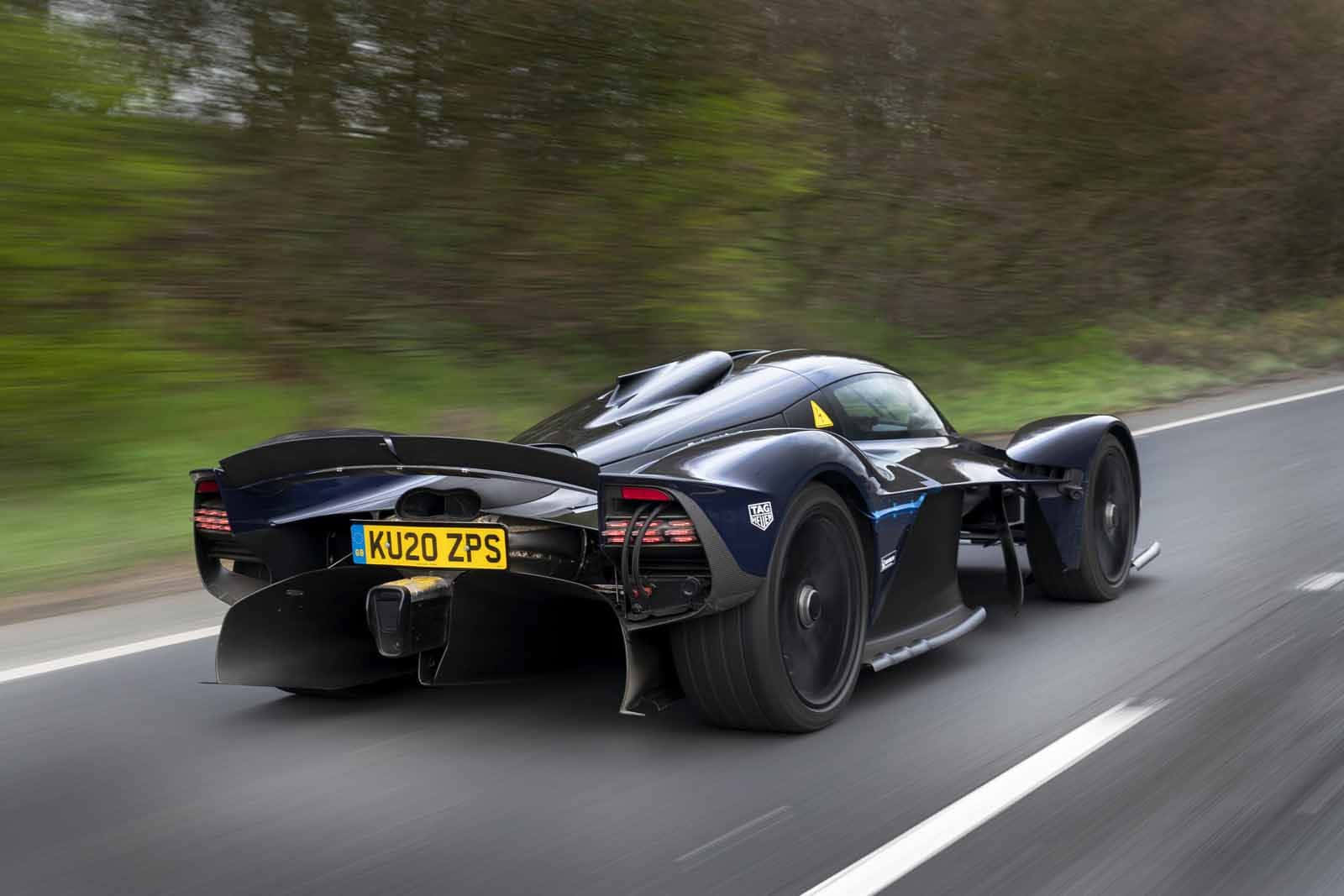 Aston Martin Valkyrie On The Racetrack Wallpaper