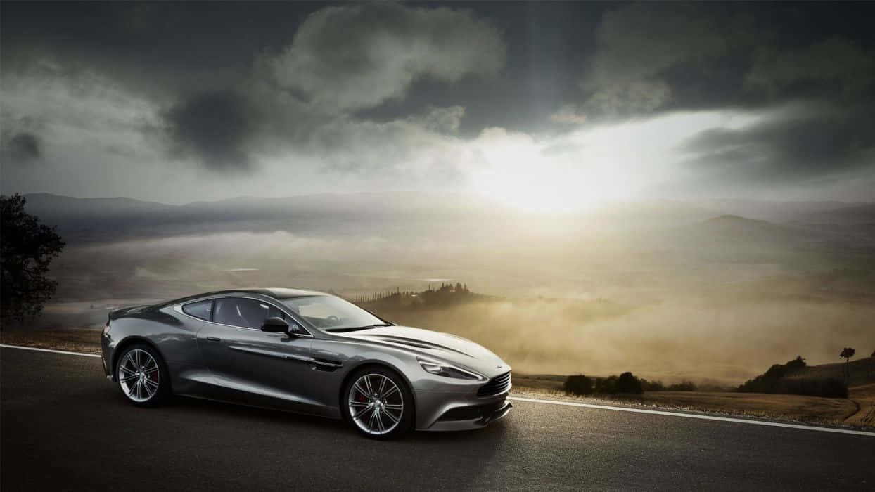 Aston Martin Vanquish - A Timeless Blend Of Luxury And Performance Wallpaper