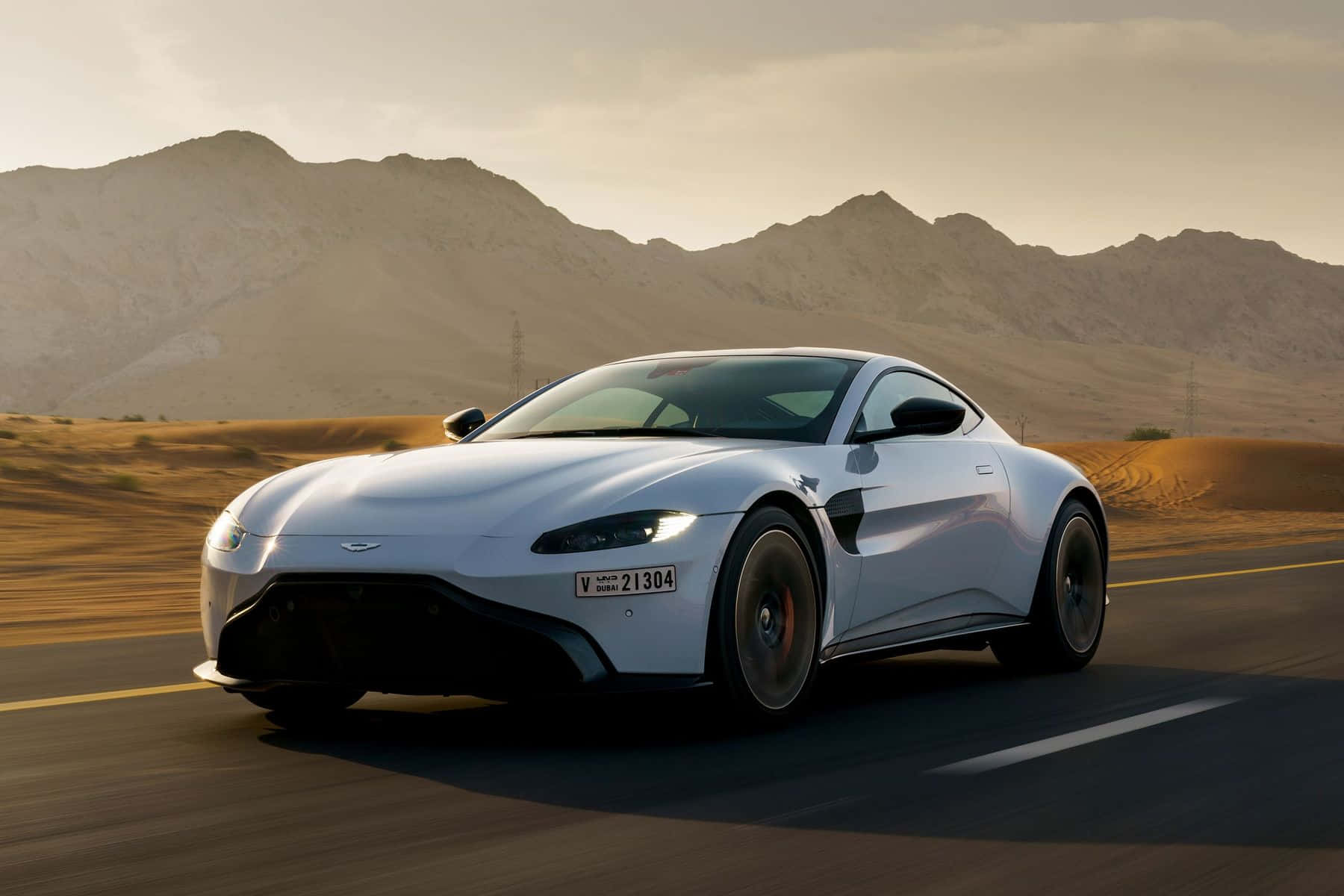 Aston Martin Vantage - Luxury And Performance Combined Wallpaper