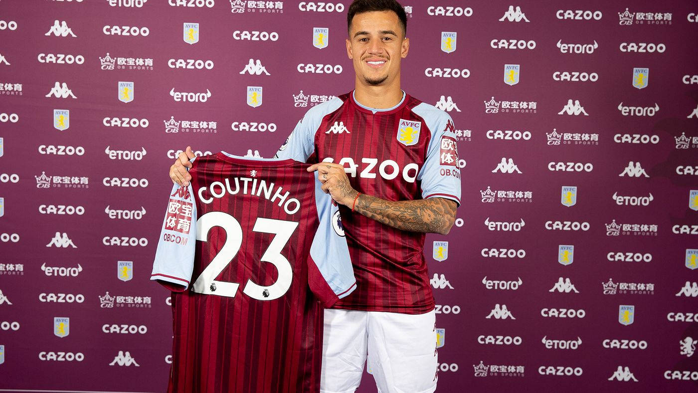 Aston Villa Fc Philippe Coutinho Wallpaper