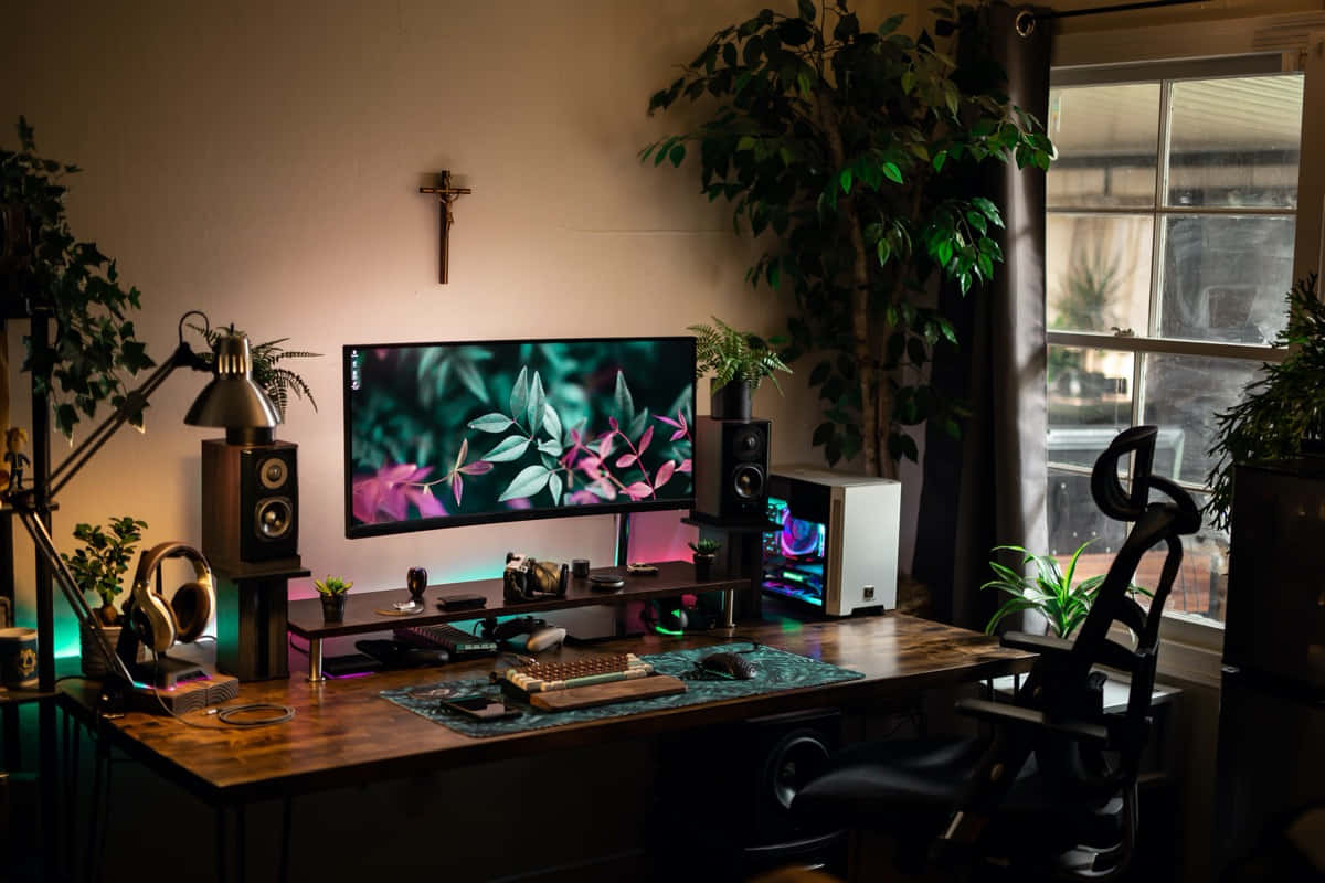 Astonishing Gaming Pc Setup Wallpaper