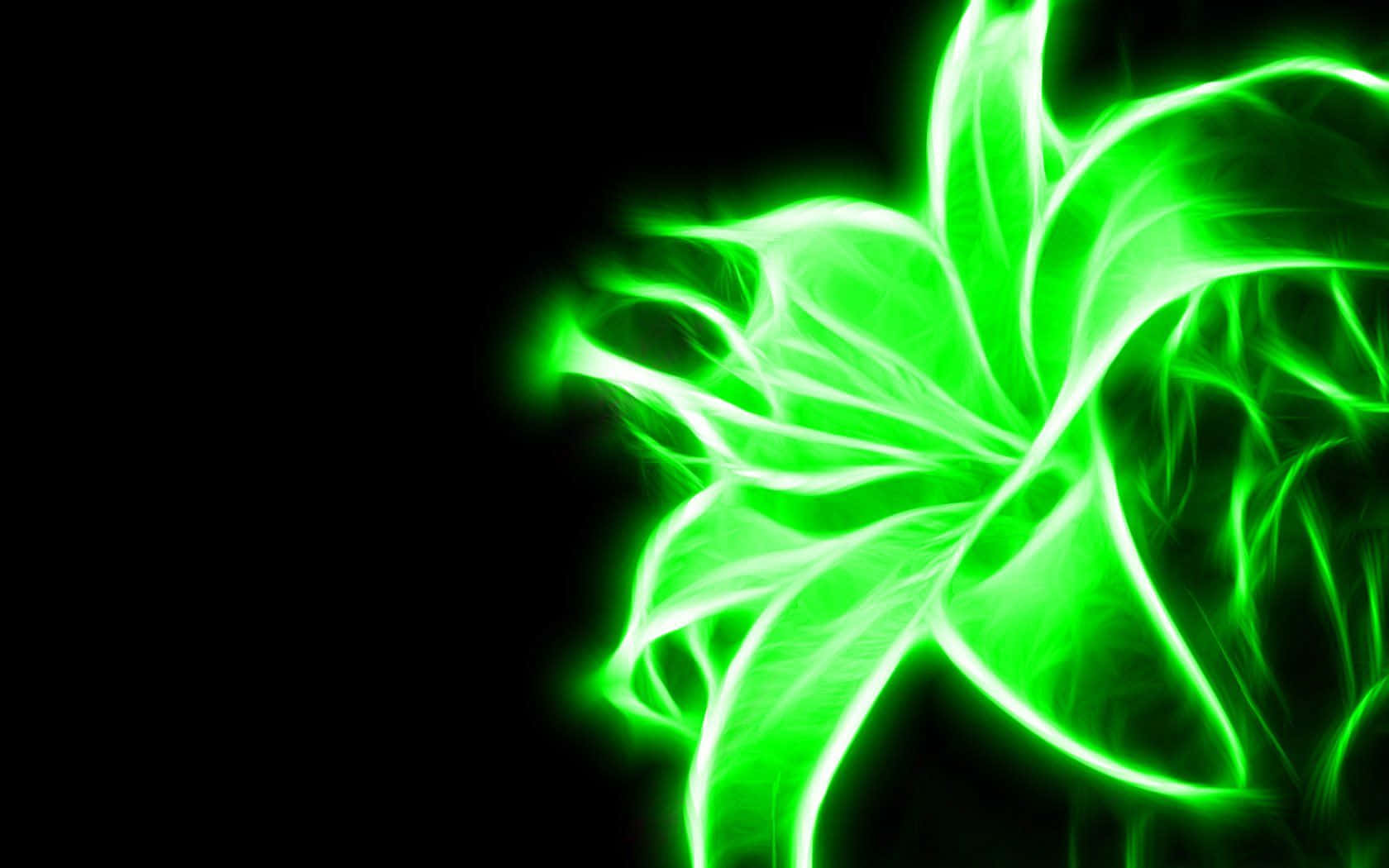 Astonishing Neon Green Aesthetic Desktop Wallpaper