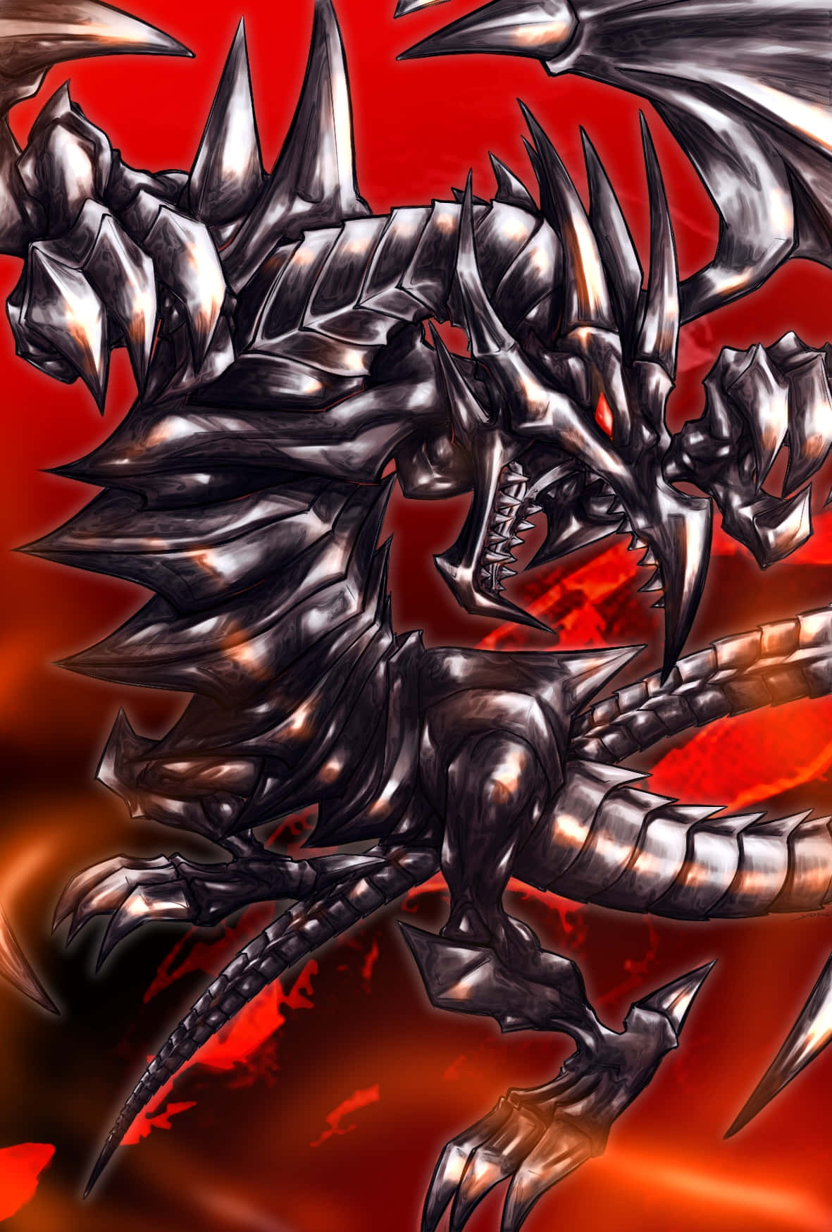 Astonishing Yugioh Dragons Showcase Their Power Wallpaper