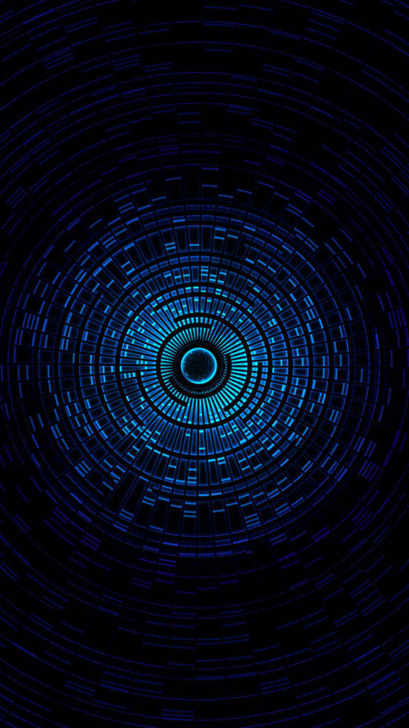 Astounding Abstract Circle Android Phone Wallpaper