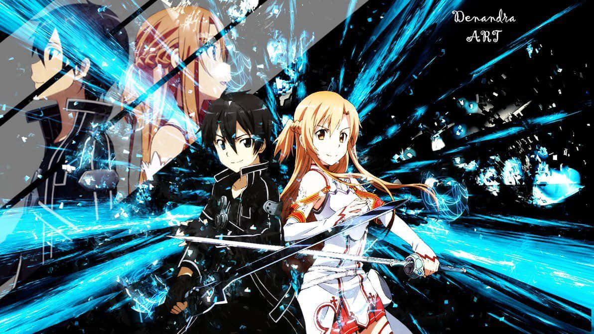 Asuna And Kirito Bring Adventure To Your Iphone Wallpaper