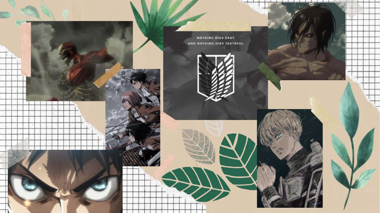 Attackon Titan Aesthetic Collage Wallpaper