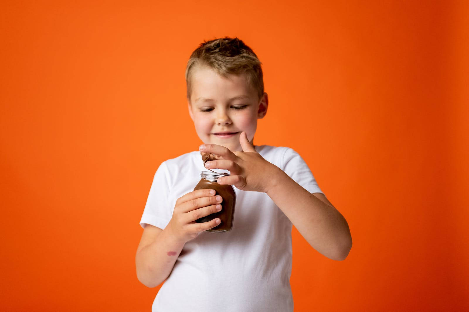 Attitude Boy With Jar Of Chocolate Wallpaper