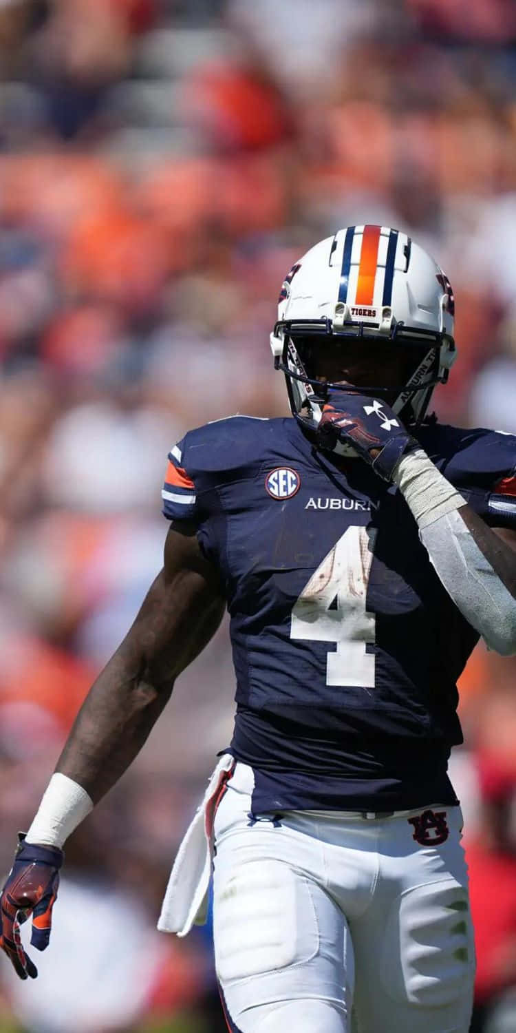 Auburn Football Player Number4 Wallpaper