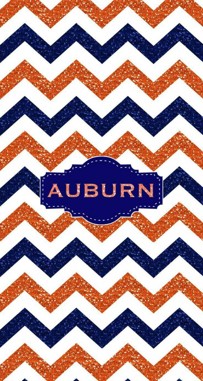 Auburn Football Zig-zag Wallpaper