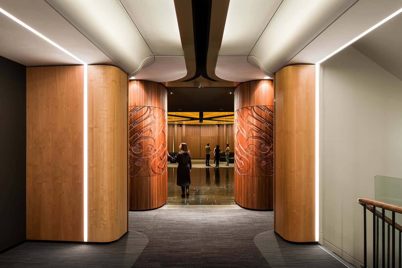 Auckland Museum Interior Corridor Wallpaper