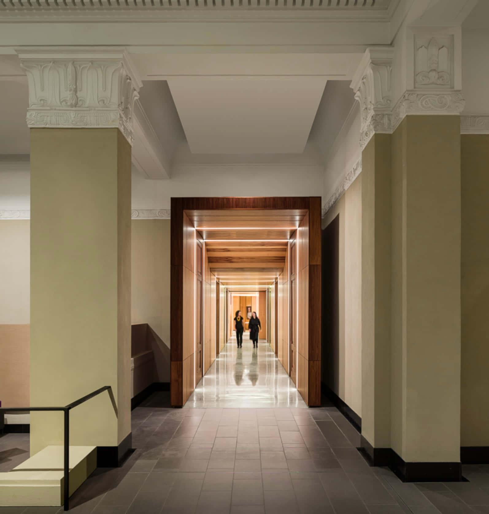 Auckland Museum Interior Corridor Wallpaper