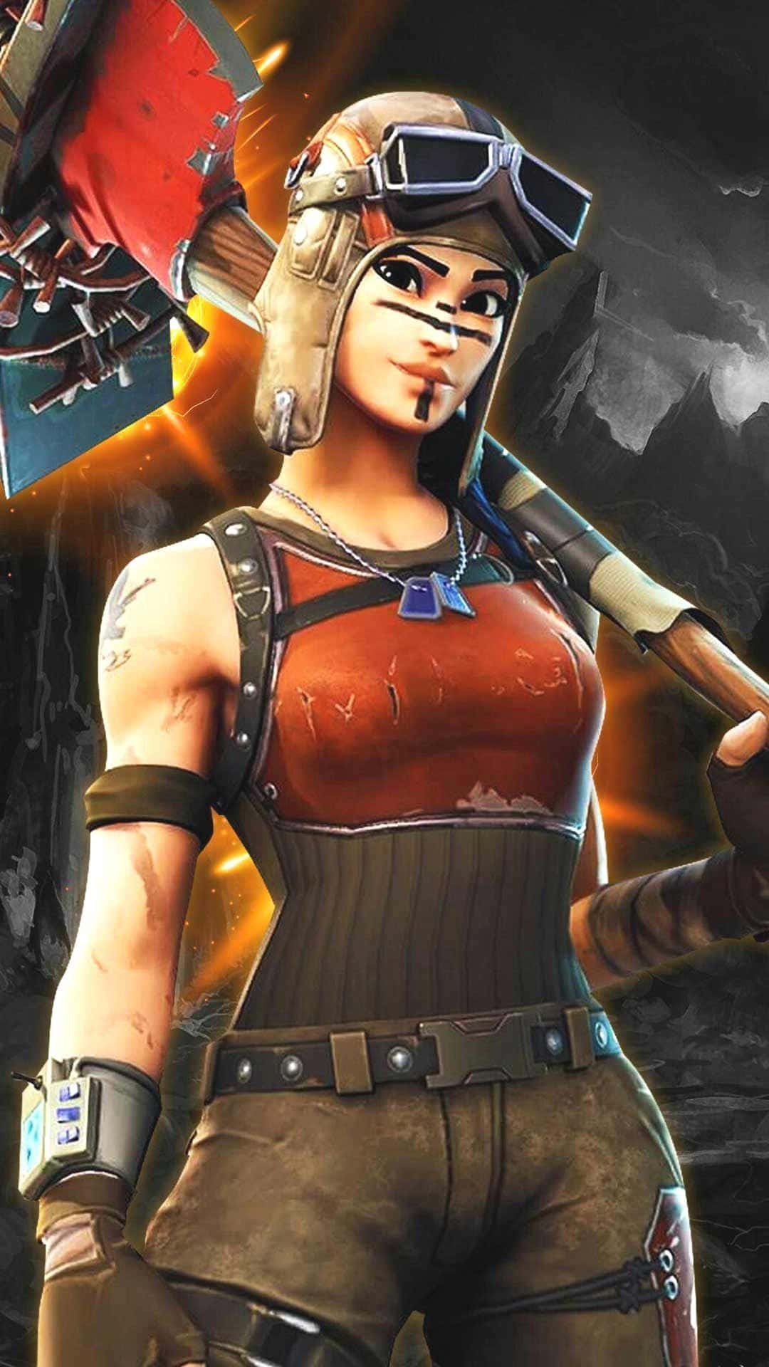 Aura Fortnite Glowing Moment Wallpaper