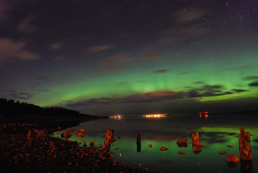 Aurora Australis Invercargill New Zealand Wallpaper