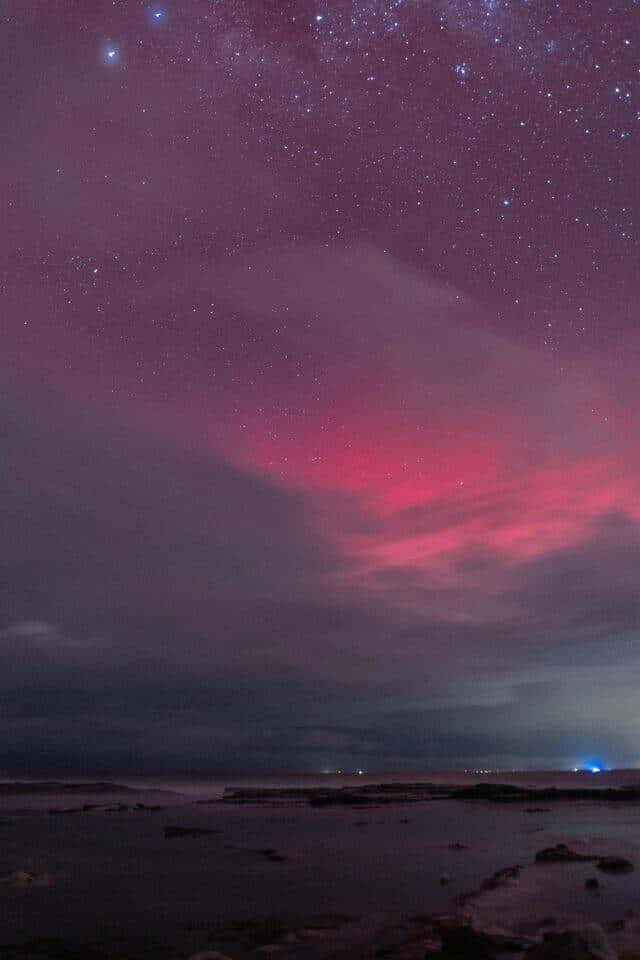 Aurora Australis Night Sky Wallpaper