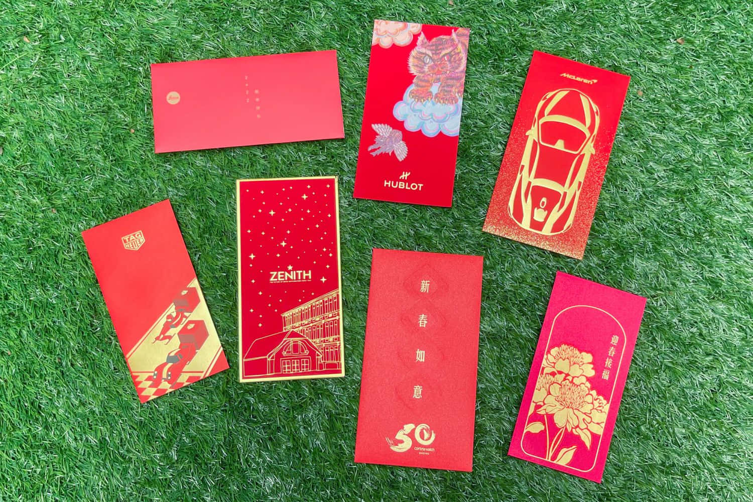 Auspicious Red Envelope On A Festive Background Wallpaper