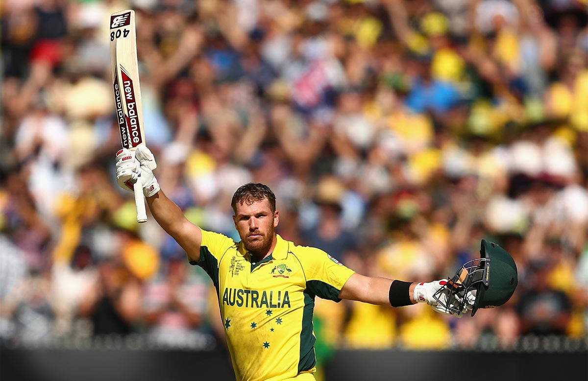 Aussie Cricketer Aaron Finch Wallpaper