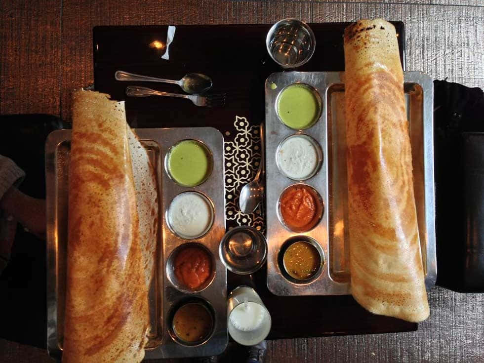 Authentic Crispy Indian Dosa Wallpaper