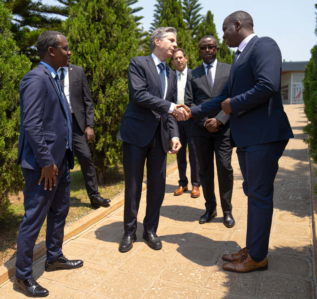 Authorities At Kigali Genocide Memorial Wallpaper