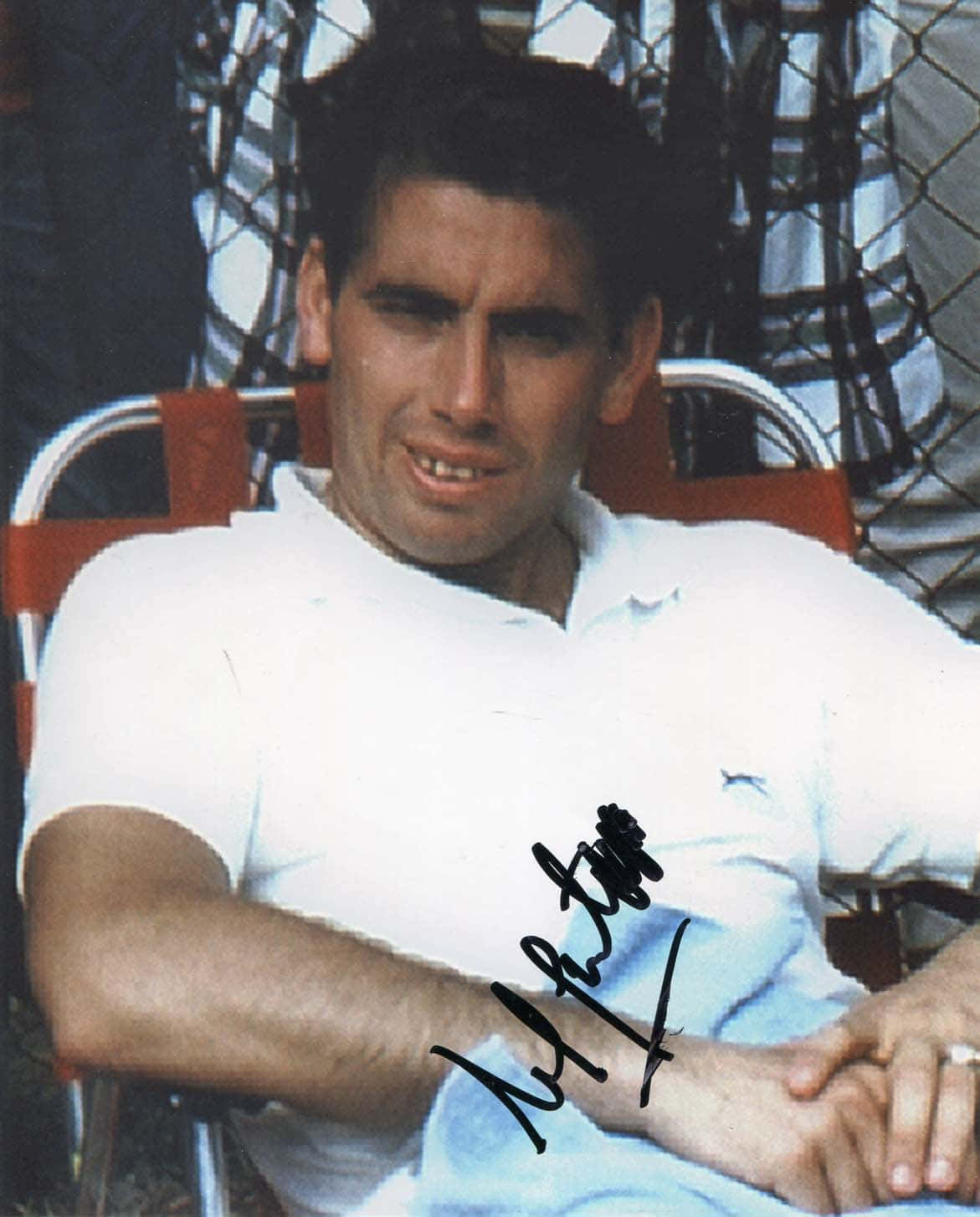 Autographed Photo Of Manuel Santana Wallpaper