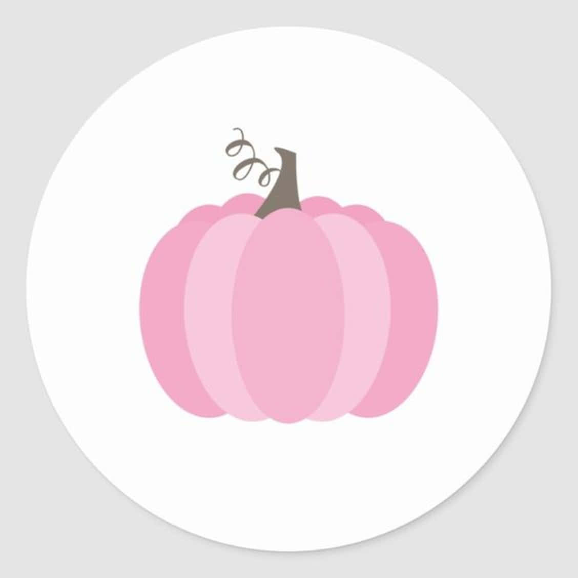 Autumn Colors In Full Bloom With A Pink Pumpkin. Wallpaper