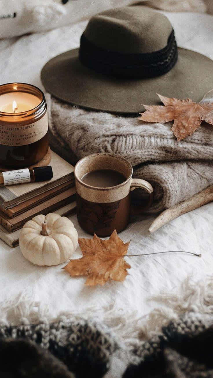 Autumn Cozinesswith Coffeeand Sweater.jpg Wallpaper