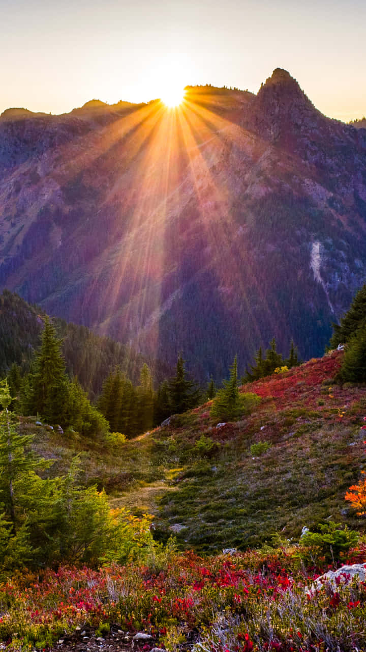 Autumnal Mountain Sunrise.jpg Wallpaper