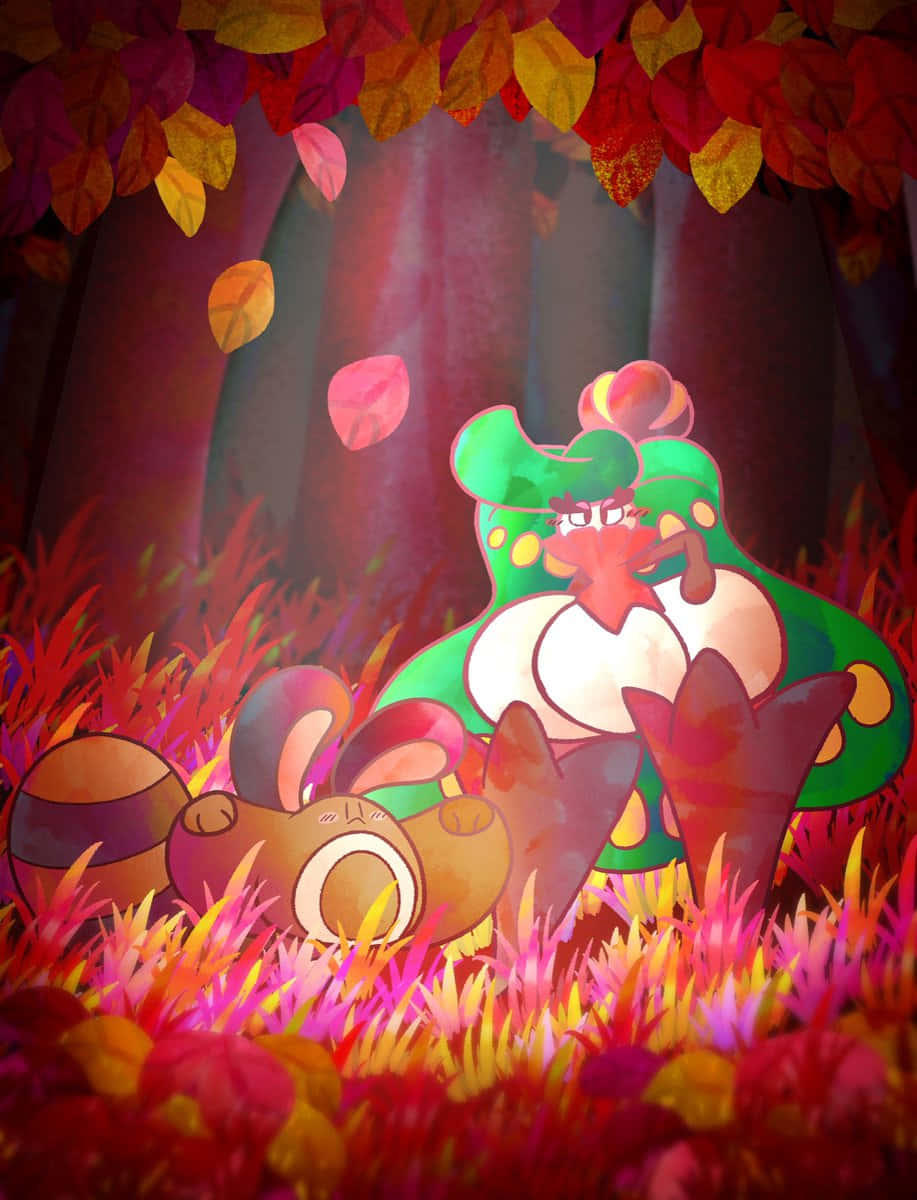 Autumnal Pokemon Showdown Wallpaper