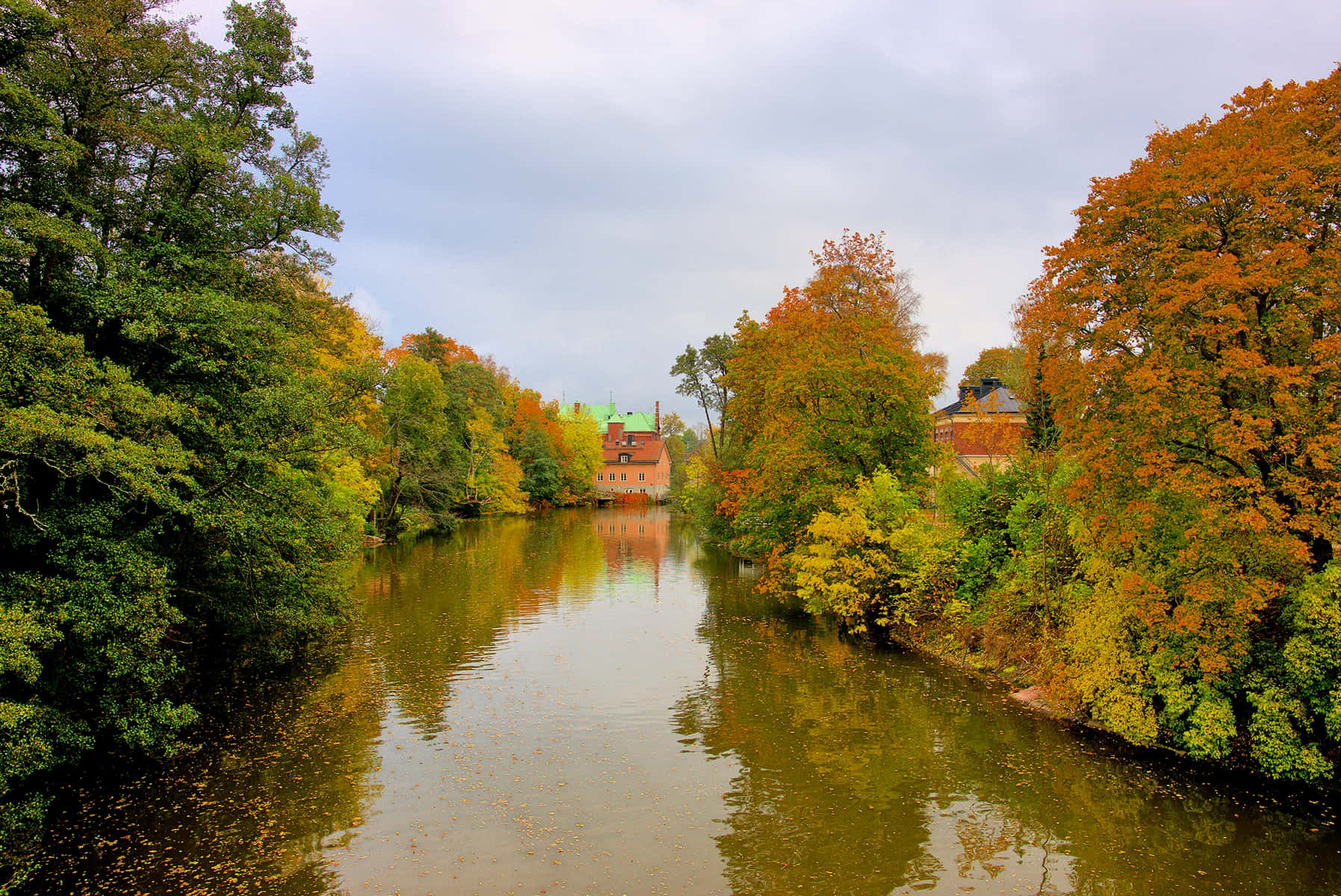 Autumnin Nykoping Sweden Wallpaper