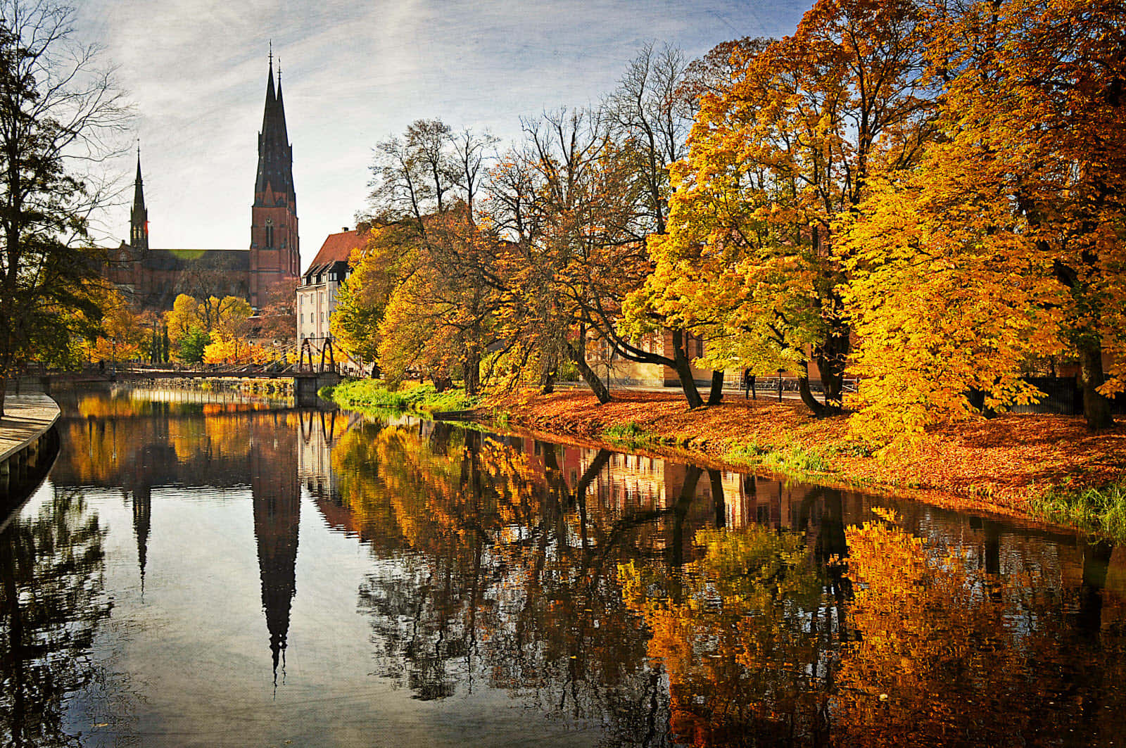 Autumnin Uppsala Sweden Wallpaper