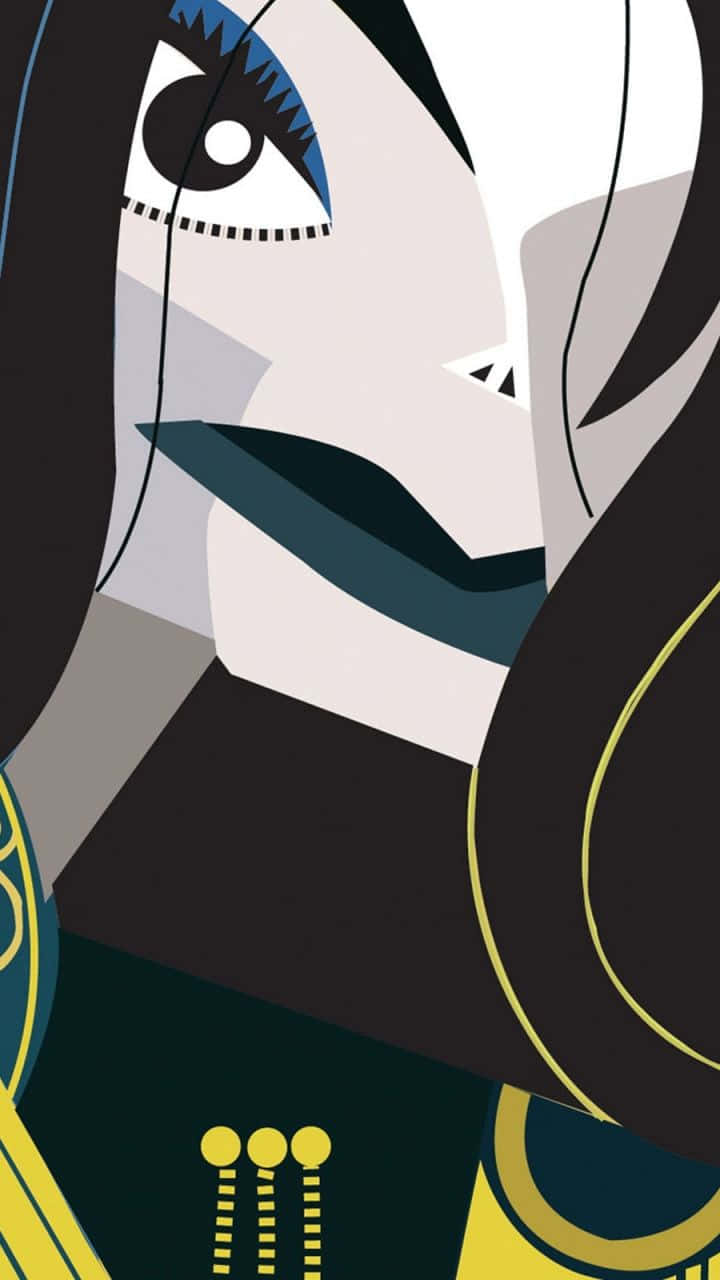 Avatar Kyoshi Pop Art Phone Wallpaper