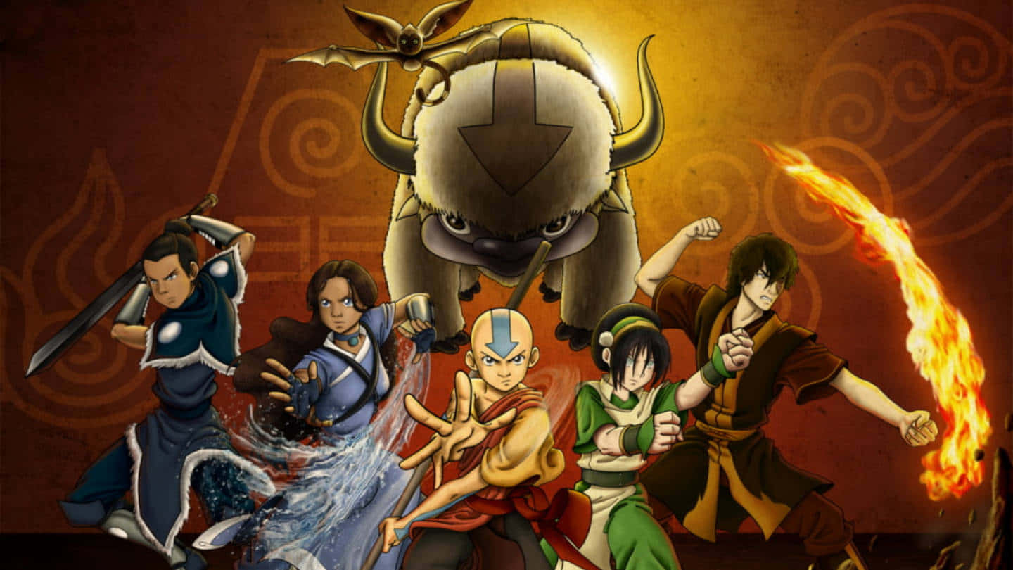 Avatar The Last Airbender Team Wallpaper