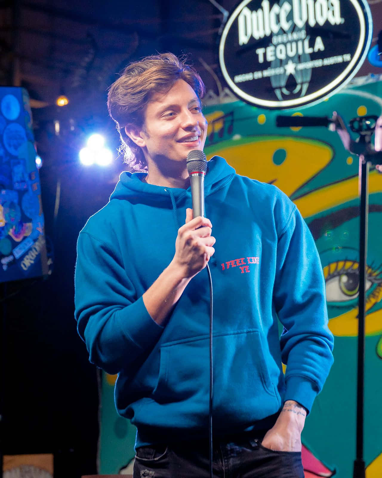 Award-winning Comedian Matt Rife Posing At A Hollywood Event. Wallpaper