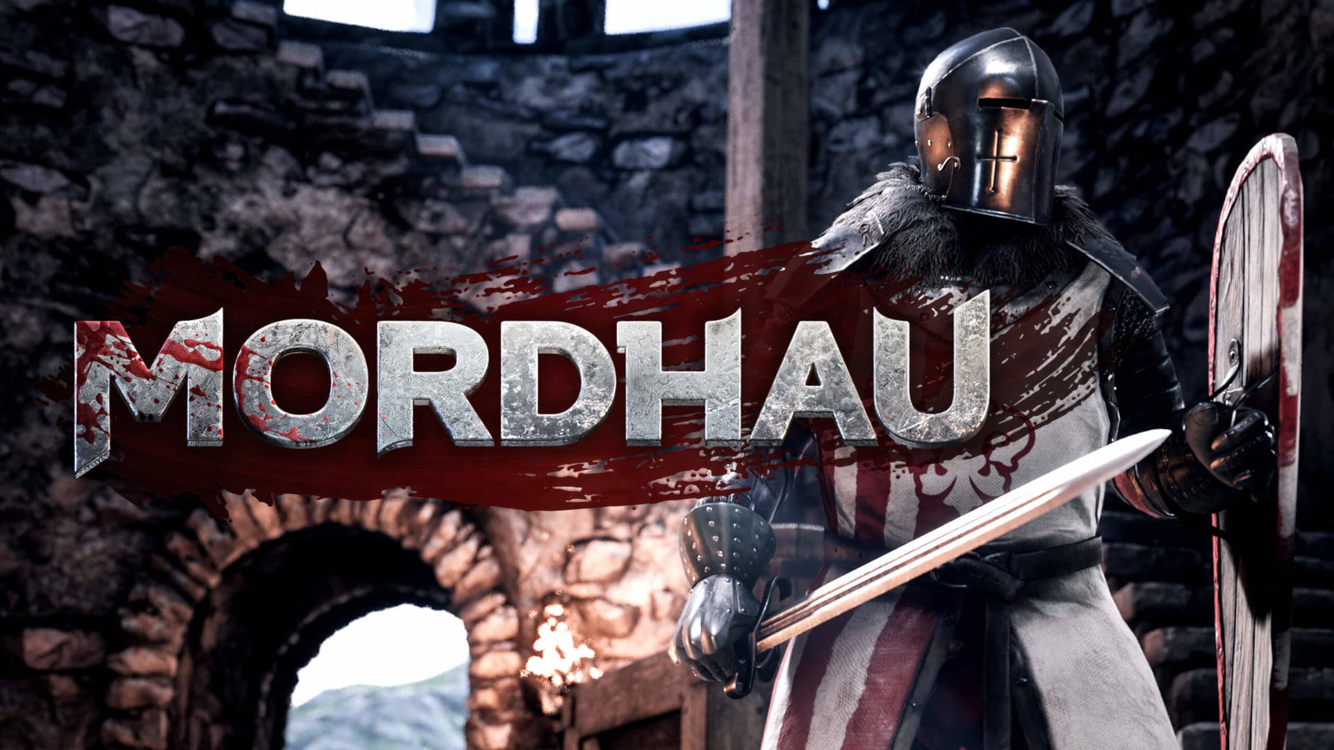 Awesome Mordhau Game Title Visual Wallpaper