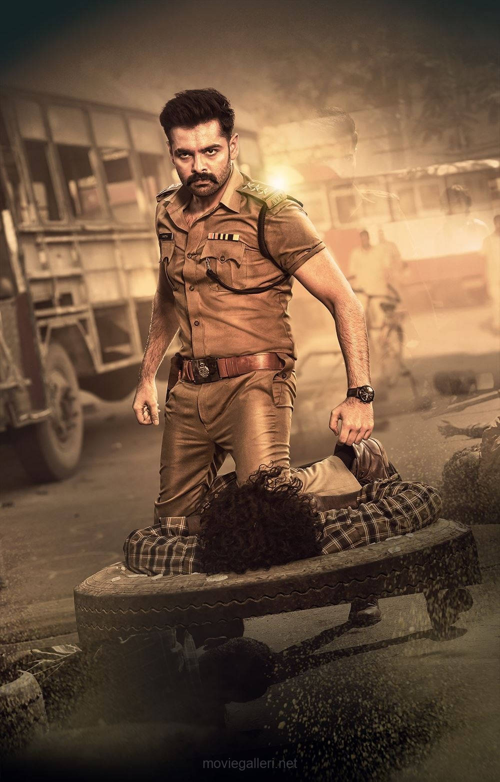 Awesome Ram Pothineni The Warrior Still Wallpaper