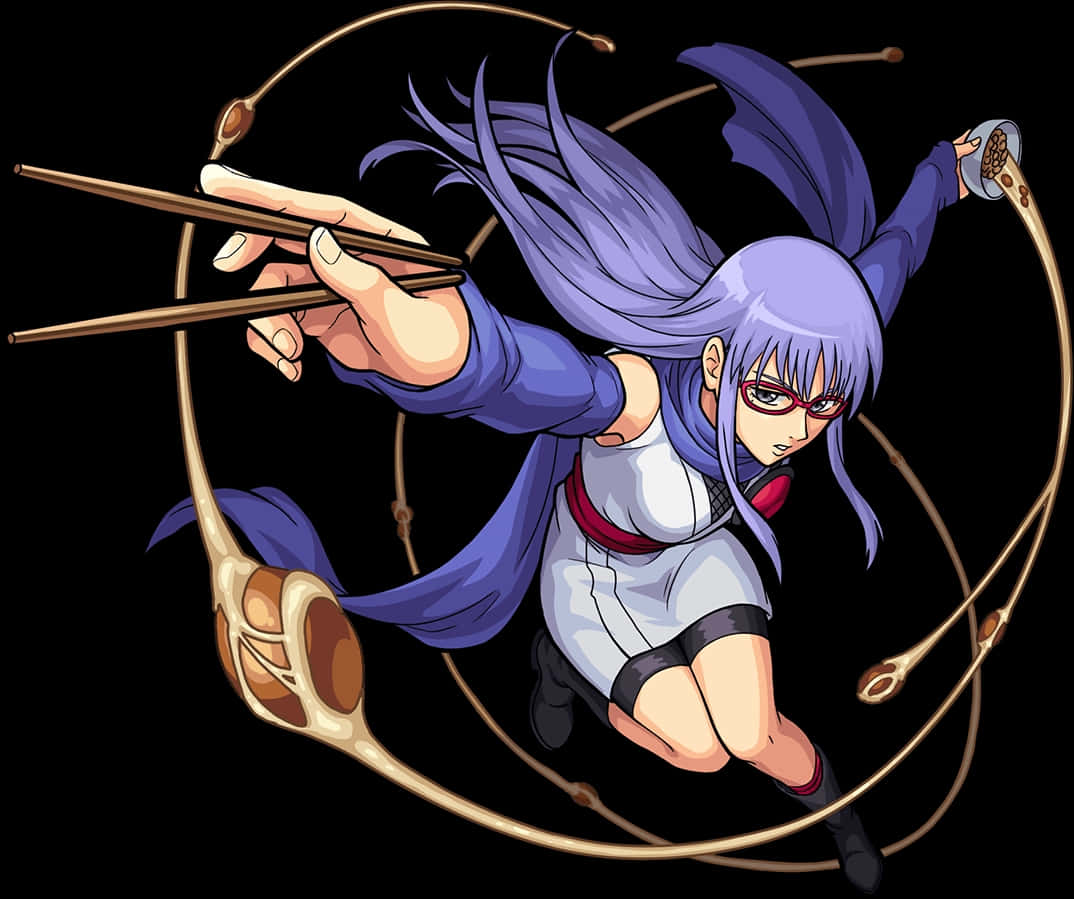 Ayame Sarutobi Ninja Action Wallpaper