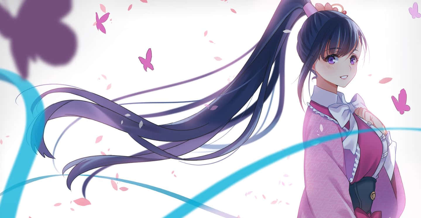 Ayame Yomogawa, Dynamic Leadership In Animation Wallpaper