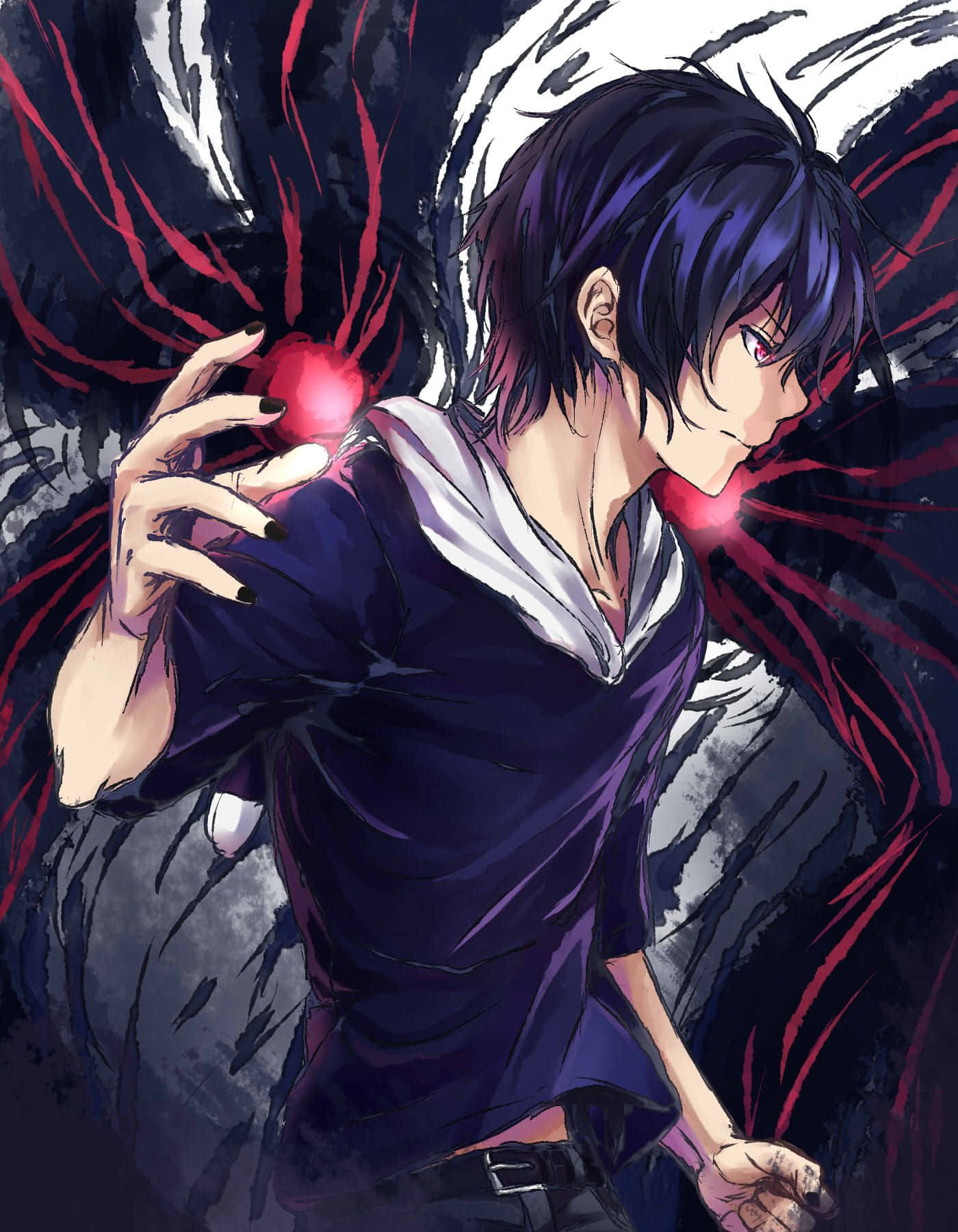 Ayato Kirishima Unleashing Power In Tokyo Ghoul Wallpaper