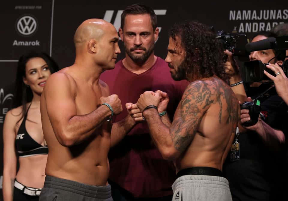 B.j. Penn And Clay Guida Ufc 237 Wallpaper